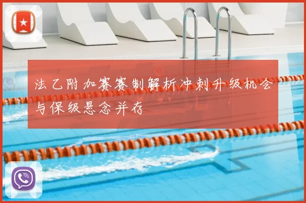 法乙附加赛赛制解析冲刺升级机会与保级悬念并存