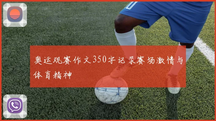 奥运观赛作文350字记录赛场激情与体育精神