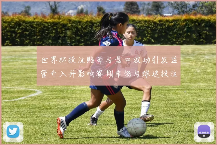 世界杯投注赔率与盘口波动引发监管介入并影响赛期市场与球迷投注行为